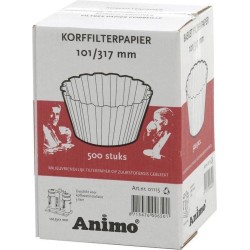 Animo Korffilterpapier 101/317 mm - 500 stuks