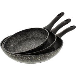 MyChef Pannenset - Marble stone -  3-delig - Ø 20 & 24 & 28 cm