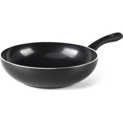 GreenChef Diamond wokpan 28cm - zwart - inductie - PFAS-vrij