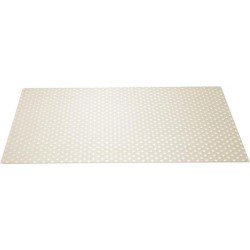 4x Polyline Placemat  Zafiro Beige - 30x43cm - onderlegger - tafeldecoratie - tafel dekken