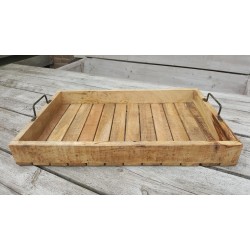 Dienblad - Gerecycled Mangohout - Rechthoek - 38 x 57 x 7 cm