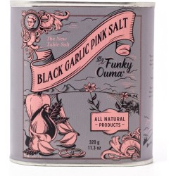 Funky Ouma - Black Garlic Salt - Tin 320g