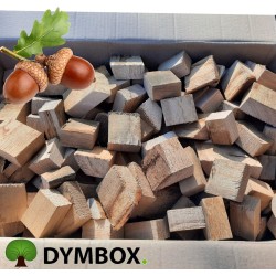 15 kg Rookhout Oak Chunks voor op de BBQ Rookoven (100% eiken) Onbehandeld, met Rook en Smaak Garantie