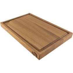 Baas Boards - Handgemaakt - Eikenhout - Serveerplank - Snijplank - 49x30x4cm