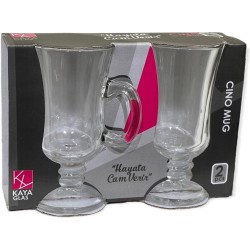 Kayaglas glazen cini mug Irish coffee koffie 250ml - 2 stuks