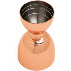 Barmaatje - 30/60ml - koper - jigger - Belljigger - cocktailmaatje - drankmaatje - Jigger maatbekertje