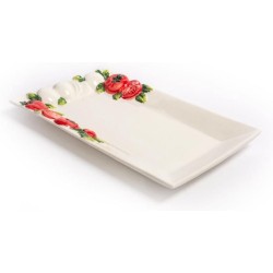 Rechthoekige schaal tomaat en mozzarella 36 x 21 cm | P080 | Piccobella