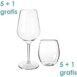 Splash-X Kunststof wijnglaspakket Stacey | 12 stuks