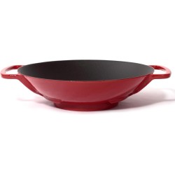 Gietijzeren wok - Ø35 cm - Sürel - Rood