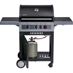 Enders Boston Black 3 K Turbo Gas barbecue - bbq - Verplaatsbaar - Grilloppervlak 62 × 43 cm - Zwart - 45 kg -