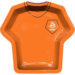 Bord T-Shirt vorm KNVB (8 stuks) - Accessoires  - oranje - ONE