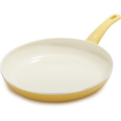 GreenLife Soft Grip non-stick 30 cm koekenpan, PFAS-vrij, geel