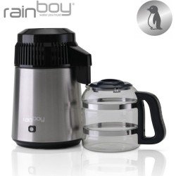 Versapers - Rainboy Penguin - Water destilleerapparaat - hoge kwaliteit - 3 jaar garantie - glazen karaf - RVS - water distiller - waterdestilleerder - destilleerketel - waterfilter - waterzuiveraar - water zuiveren apparaat