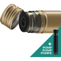 Nanostopper - Vacuümset voor (wijn)flessen + MET Vacuümpomp - Wijnstopper Vacuüm - Vacuüm