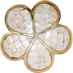 A la Collection  - Messing kom madeliefje mother of pearl - Schalen