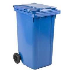 Kliko Kunststof Afval Rolcontainer Mini container - 240 l - Blauw