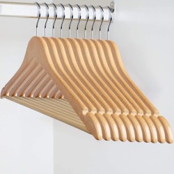 Trend24 - Kledinghangers - Kleerhangers - Kleerhangers hout - Kledinghanger hout - Set van 30 stuks