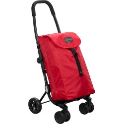 Ceruzo - Go Four Boodschappentrolley - 43.5 liter - Rood - by Playmarket