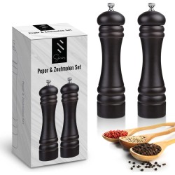 Shasim Zout en Pepermolen set - BLACK FRIDAY- Zwart