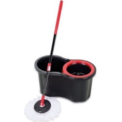 XL Black Star Cleaning MopSet - Vloerwisser - Dweilset - Dweil - Dweilsysteem - Dweilmop - Vloermop - Vloerwissers