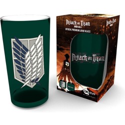 Attack on Titan - Large Glass - 400ml - Scout Symbol