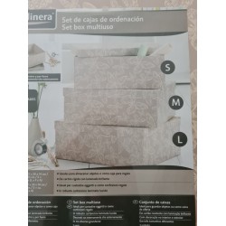 Melinera 3 Opbergboxen Vlinders Goud-Beage