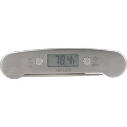 KitchenCraft Taylor Pro Inklapbare Vleesthermometer - 16 x 3,5 x 1,5 cm Roestvrij Staal - Zilver