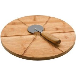 Pizzames en snijplank - Snijplank - Pizza snijplank - Pizza - Pizzabord - Snijplank Bamboe - Snijplanken - Pizzasnijder - Pizzaplank - Pizzames - Pizzaroller