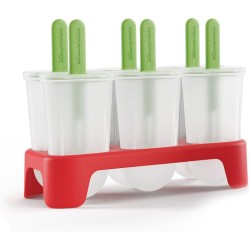 Icepopmaker, Set voor zes ijsjes, Rood - Zoku | Minute Maid