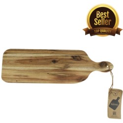 Borrelplank - Tapasplank - Hout - 40x13cm - Kaasplank - Snijplank Hout - Serveerplank - Hapjes Schaal- Cadeau Man - Cadeau Vrouw - Cadeau Mama- Verjaardag cadeau Vriendin - Cadeau Moederdag Vaderdag