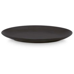 vtwonen - Bord - Ovaal - Mat Zwart - 30 cm