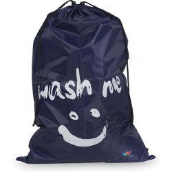 Wonair - Grote waszak - Laundry bag - 60x90cm - Donkerblauw - Met trekkoord