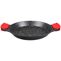 BIKO Paella pan - Anti-aanbaklaag - PFOA-vrij -  Ø 32 cm - Zwart