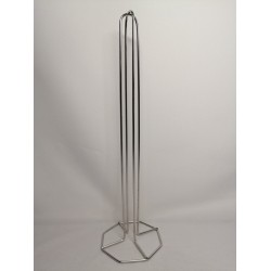 Keukenrolhouder - RVS - Keuken - Hoogte 43 cm - Doorsnede voet 13 cm