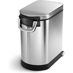 Opbergbox voor Huisdierenvoer, Medium, 25 L, Zilver - Simplehuman