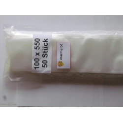 Marmelot Vacuumzakken   10x55 cm 50 stuk met Microstructuur voor alle Merken Vacuum Sealers