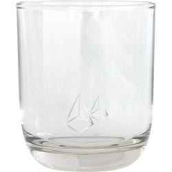 TAK Design Drinkglas Diamonds Laag - Glas - Ø7,8 x 8,8 cm - Zilver