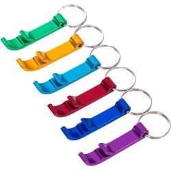 Hiden | Bieropener Sleutelhanger - Flesopener - Mixed Kleuren | 2 stuks