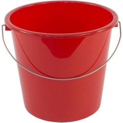 Betra - Emmer - Rood - 6 liter - Werkwagen-emmer