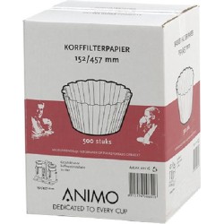 Animo Korffilterpapier 152/457 mm - 500 stuks