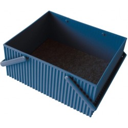 Hachiman - Opbergbox Omnioffre - draagbaar - stapelbaar- large blauw