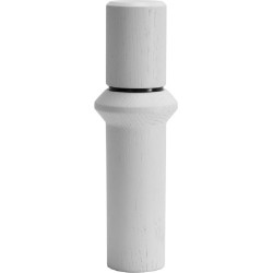 GEJST KVERN - Eiken Peper en Zoutmolen - WIT - Ø7 x h23,5cm