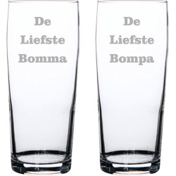 Bierfluitje gegraveerd - 19cl - De Liefste Bomma-De Liefste Bompa