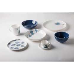 Rivaldi - 42 delig eetservies voor 6 personen - Botanic Blue