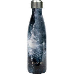 FLASKE Galaxy Night - RVS Drinkfles van 500ML- Geschikt als waterfles, thermosfles en thermoskan