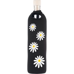 Flaska glazen waterfles Daisies 0,75l