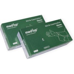 Medisp Handschoenen Nitril Cat III - Maat M - Blauw - 100 stuks