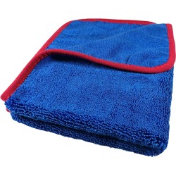 Clear Sky | Professionele Sneldrogende auto doek 60x90 CM | Zeer absorberende doek | Blauw - Rood | Exterior clean | Auto wassen | Reinigen auto | Cleaning | Auto wassen | Car cleaning