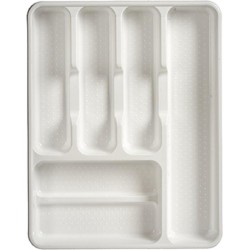 Tom Bestekbak 38 X 30 X 4,5 Cm Wit 6 Vakken