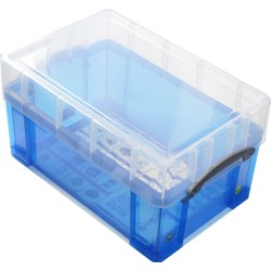 Really Useful Box XL 9L Opbergbox Transparant Blauw